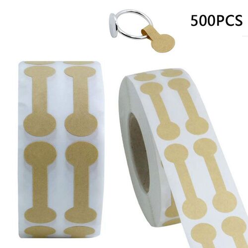 Étiquettes Autocollantes De Prix Pour Bijoux, 500 Pièces, Rondes, En Forme D'haltère, Pour Bague, Bracelet, Outil