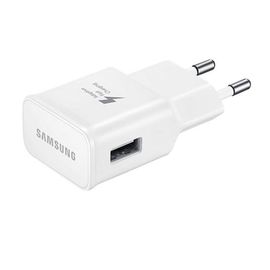 Adaptateur Chargeur d'Origine Samsung Blanc Charge Rapide Plug 2A (EP-TA20EWE)