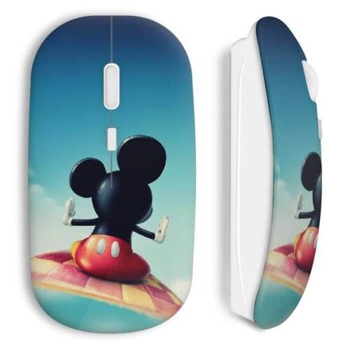 Souris Sans Fil Mickey Tapis Volant