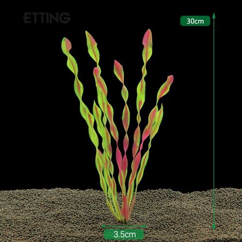 Plantes Simulées Pour Aquarium, Produits En Plastique, Varech Aquatique Pour Poissons, Accessoires De Décoration Précieux, 1 Pièce