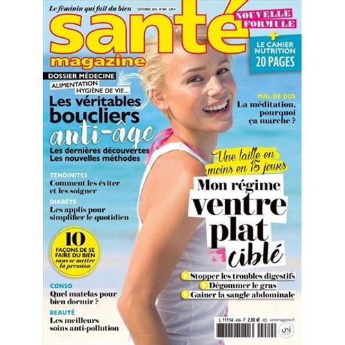Santé Magazine 489 : Mon Régime Ventre Plat Ciblé