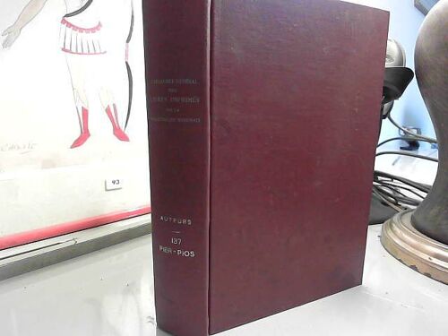 Catalogue Général Des Livres Imprimés De La Bibliothèque Nationale N°137