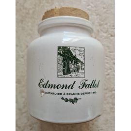 Moutardier Ancien En Grès Edmond Fallot