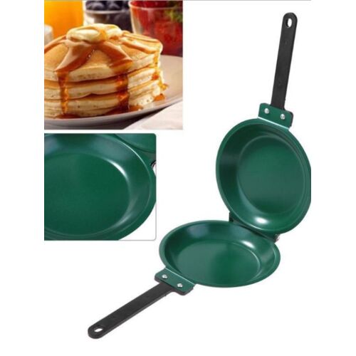 Poêle À Gâteau Antiadhésive Double Face, Poêle À Frire Avec Revêtement Céramique, Crêpière Pour Accessoires De Cuisine Ménagers