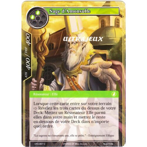 Force Of Will - Cfc-067-F - Sage D'amonsulle - Common Foil