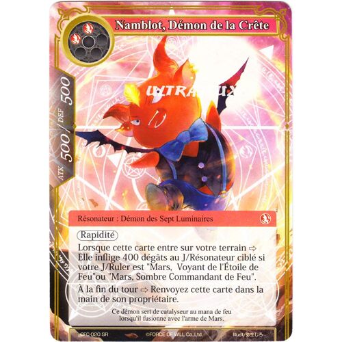 Force Of Will - Cfc-020 - Namblot, Démon De La Crête - Super Rare