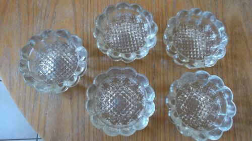 5 Dessous De Table Rehausseur En Verre Taille Vintage