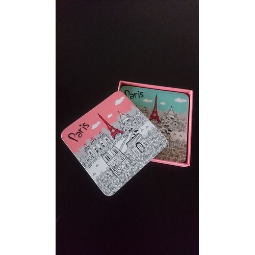Set Dessous De Verres "Paris"