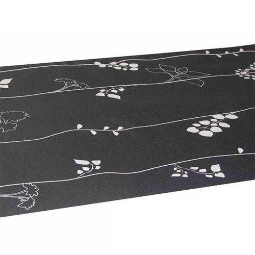 Paris Prix - Chemin De Table Jetable "Joli Design" 40cmx3m Noir