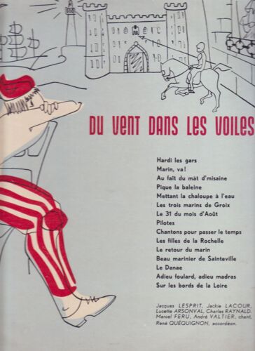 Lp 33 Trs Du Vent Dans Les Voiles 'chansons De Marins"