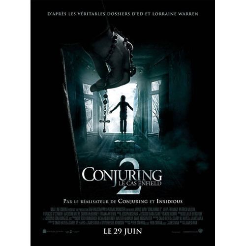 Conjuring 2 Two Deux - Le Cas Enfield - James Wan - Patrick Wilson - Vera Farmiga - Affiche De Cinéma Pliée 120x160 Cm