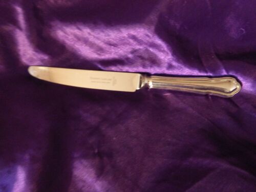 Couteau À Dessert. Plaqué Argent. Dubarry Design Cooper Ludlam Sheffield Silver Service Epsn 21.7 Cm. Couteau Fabriqué À Sheffield En Angleterre.