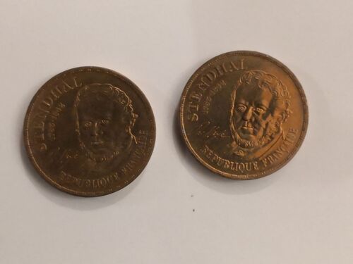 Lot De 2 Pièces De 10 Francs Stendhal 1983