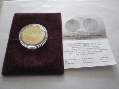 Medaille Numismatique Lex 93