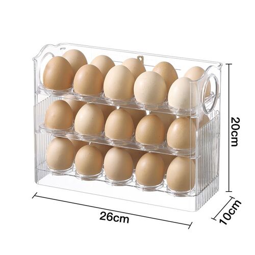 Boîte De Rangement Des ?ufs Au Réfrigérateur, Organisateur Des Aliments, Conteneurs, Étui De Conservation Des ?ufs Frais, Support Plateau Distributeur, Boîtes De Rangement De Cuisine, Nouveau