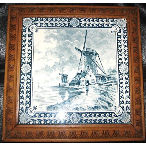 Dessous Plat Ancien - Faïence Gien -