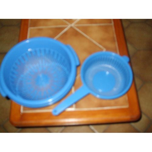 Passoire Plastique Résistant Bleue