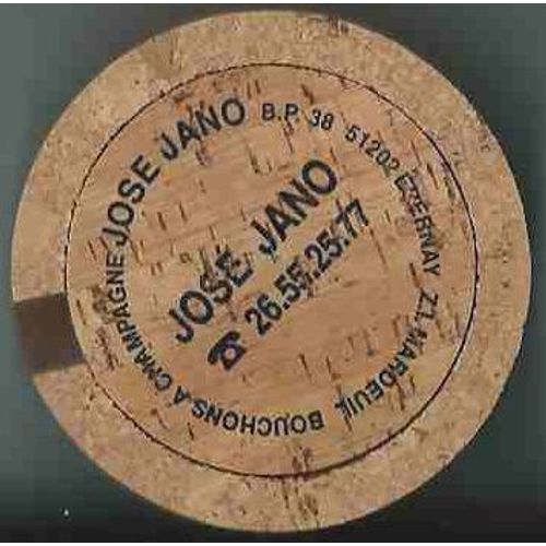 6 Sous Verre En Liège "Bouchons À Champagne José Jano"