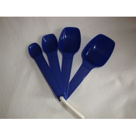 4 Cuillères Mesures Tupperware Couleur Bleue 2ml À 25 Ml