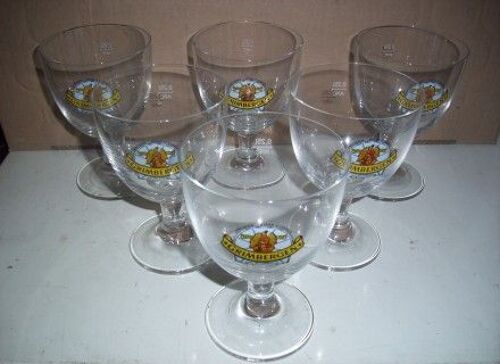 Lot De 6 Verres Grimbergen Collector