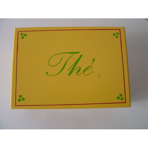 Boite À Thé En Bois