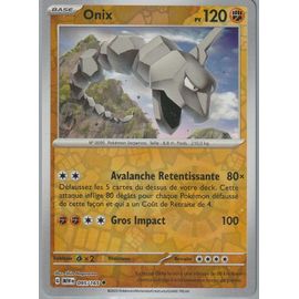 Carte Pokémon - Onix - 095/165 - Reverse - Ev3,5 151