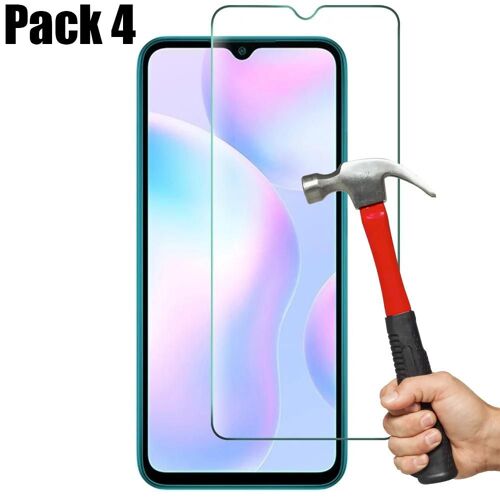 Pack- 4 Verre Trempe Protection Redmi 9A Anti Rayure Films