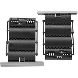 ASFASFq-16007 Attache rigide pour volet roulant, Verrou de sécurité, anti-effraction, dispositif anti-soulèvement universel, 2 pièce Noir