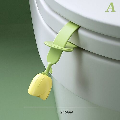 Lève-couvercle de toilette en silicone, support de poignée de siège, anneau de siège de toilette de bain, dispositif de levage, couvercle de tabouret de fermeture sanitaire, poignée de levage