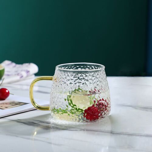 Ensemble De Verres Chauffants De Grande Capacité, Bouilloire Froide, Verre De Riz Mars, Tasse Blanche Froide, Verres Ménagers Chauds, 1-1,9 L
