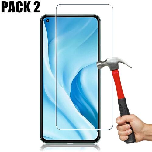 Verre Trempé pour Xiaomi Mi 11 Lite Installation Facile Anti-rayure Pack de 2