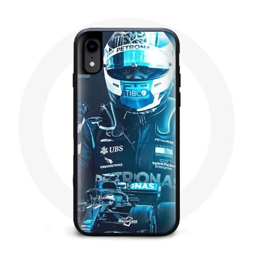 Coque Iphone XR Formule 1 Bleu Valtteri Bottas