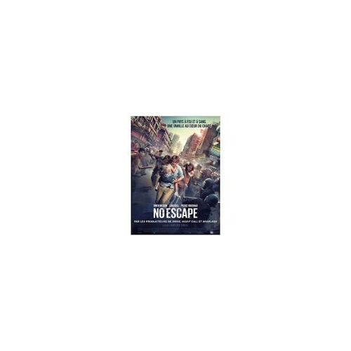 No Escape - Owen Wilson - Lake Bell - John Erik Dowdle - Affiche De Cinéma Pliée 120x160 Cm