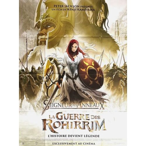 Le Seigneur Des Anneaux, La Guerre Des Rohirrim - Affiche Originale De Cinéma - Format 120x160 Cm - Un Film De Kenji Kamiyama Avec Brian Cox, Gaia Wise, Miranda Otto, Luke Pasqualino- Année 2024