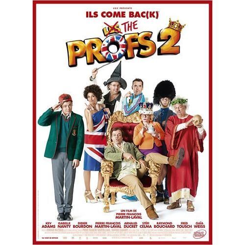 Les Profs 2 Deux - Pierre François Martin Laval - Kev Adams - Didier Bourdon - Affiche De Cinéma Pliée 120x160 Cm
