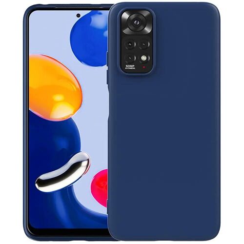 Coque Silicone Pour Redmi Note 11/Note 11s- Protection Souple Ultra Fine Bleu Marine