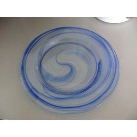 Assiette De Service Bleue