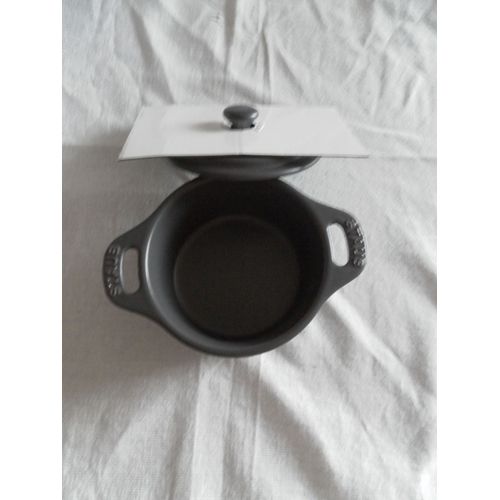 Mini Cocotte Céramique Ronde Gris Staub