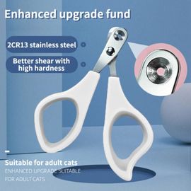 Coupe-Ongles À Trou Rond Pour Animaux De Compagnie, Fournitures Pour Griffes De Chat Et De Chien Novice, Nouveau Coupe-Ongles, Anti-Accident