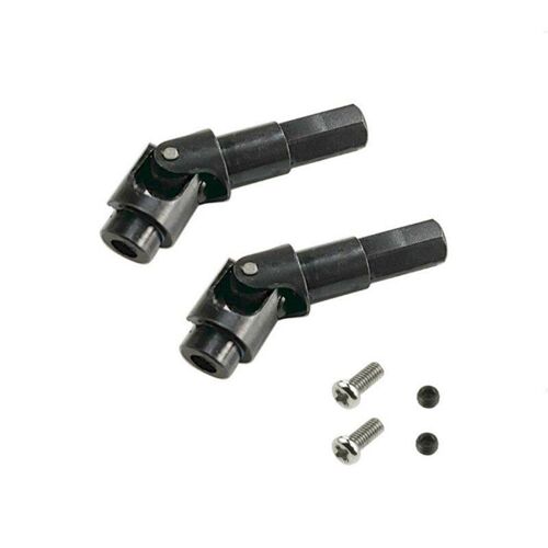 Pièces De Mise À Niveau Et De Modification De L'Essieu Avant Noir Et Argent, Adaptées Au Modèle De Voiture Wpl /Mn Jjrc Rc En Métal