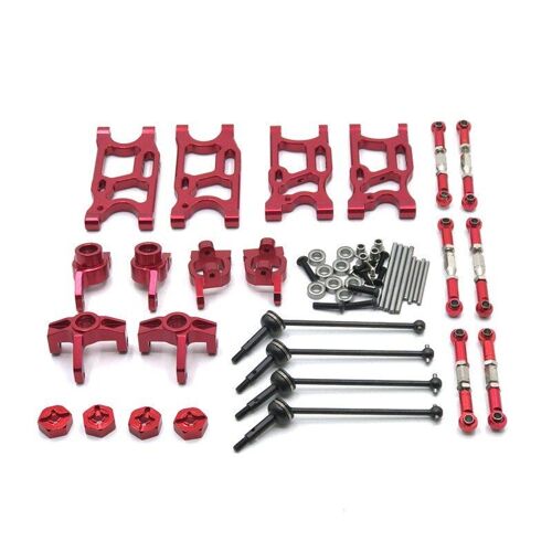 Wltoys 1/14 1/14 144001 1/12 124016 124017 124018 124019 Voiture Rc Avec Bras Oscillant Avant, Tasse De Direction Et 8 Autres Pièces S