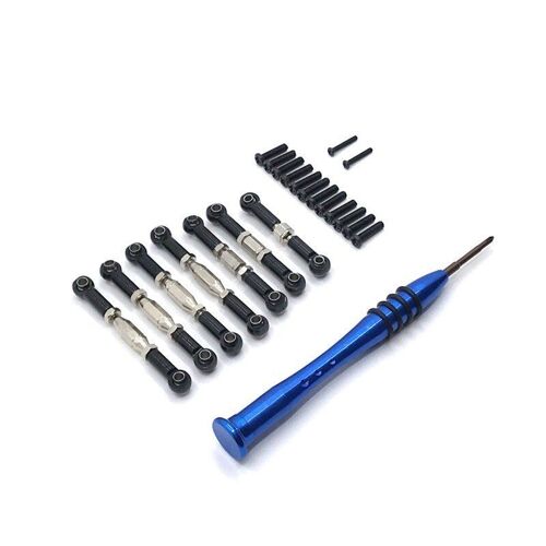 Levier Réglable Pour Mise À Niveau De Voiture Rc, 124018 124017 124016 124019 144001, Pièces De Modification Métalliques