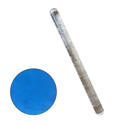 Rouleau Texturé Pétale Pâtisserie Pâte À Sucre Pâte D'amande Décoration