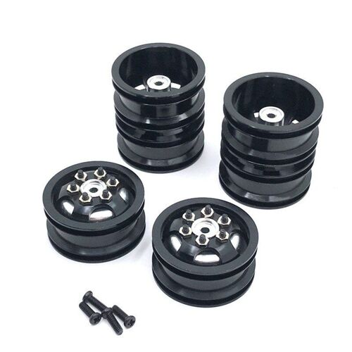 Pièces De Modification De Mise À Niveau En Métal C14 24 34 44 B14 24 16 36 Rc, Roue Avant Simple, Roue Arrière Double Moyeu