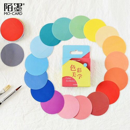 Autocollant Esthétique De Couleur, 1 Pièce, Autocollant De Dessin Animé Pour Ordinateur Portable, Skateboard, Bagage, Autocollant De Jouet