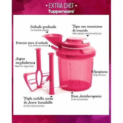 Extra Chef Rose Tupperware Neuf