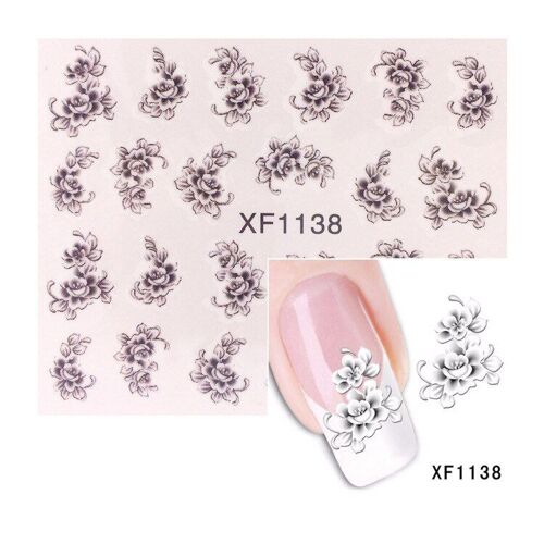 Autocollant Papillon De Maquillage Pour Filles, 1 Pièce, Jouet, Dessin Animé, Autocollants Pour Ongles, Princesse, Décoration Artistique, Cadeau Pour Filles 