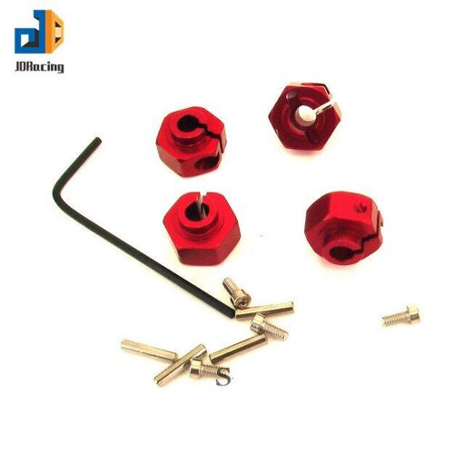 Wraith Axial 12mm Hexagonal Adapter-4pcs