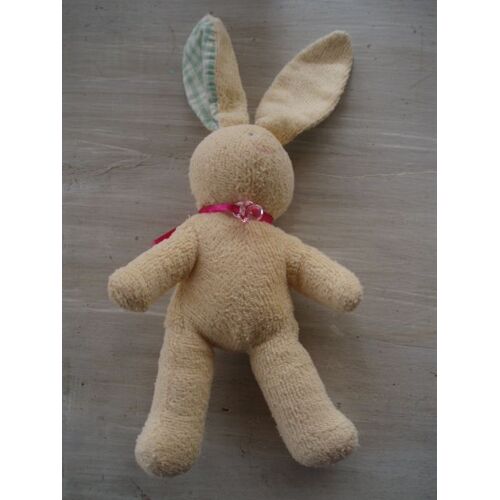 Lapin Éponge Jaune Interieur Des Oreilles Vichy Vert Histoire D Ours