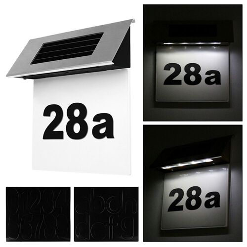 Applique Murale Led En Acier Inoxydable Avec Rétro-Éclairage, Luminaire D'extérieur, Idéal Pour Une Porte, Une Véranda Ou Un Appartement